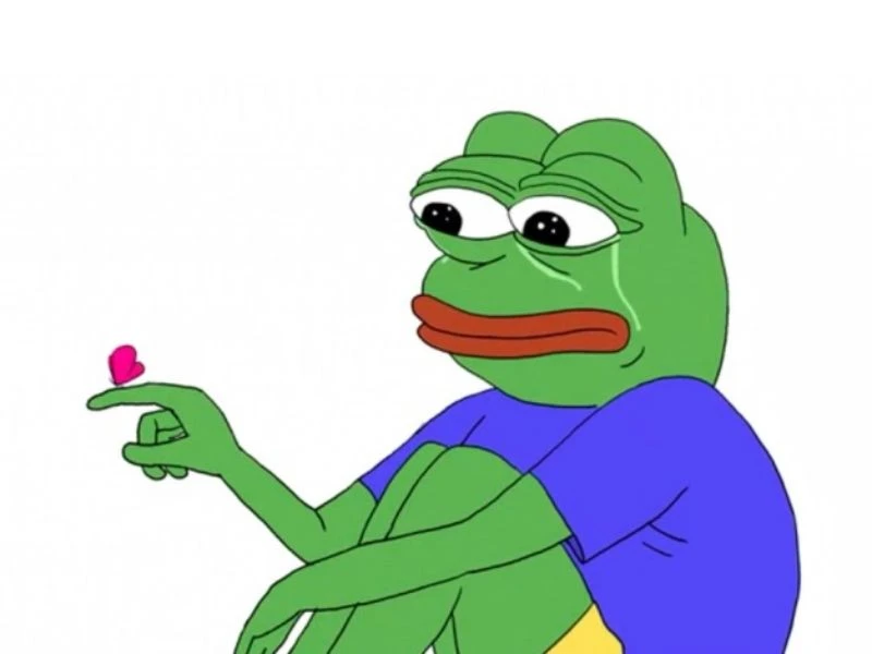 Meme ếch xanh cuối bài