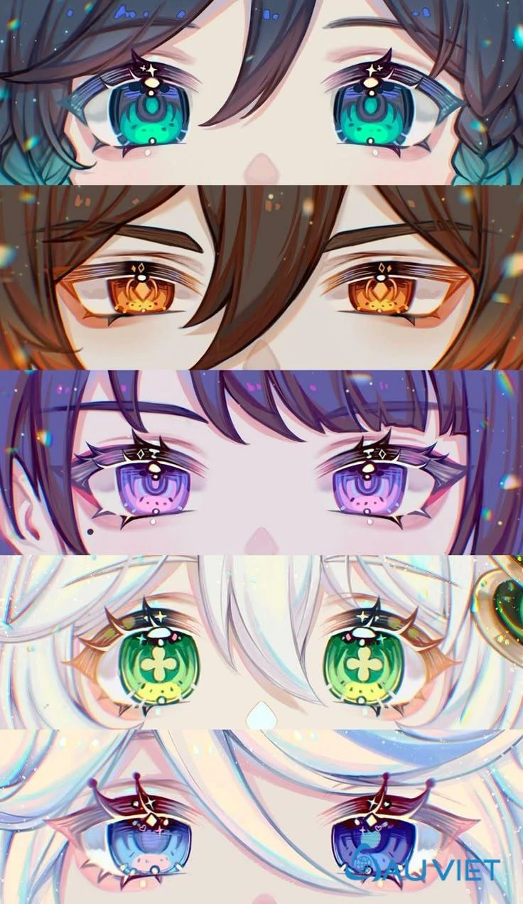 Hướng dẫn vẽ mắt anime