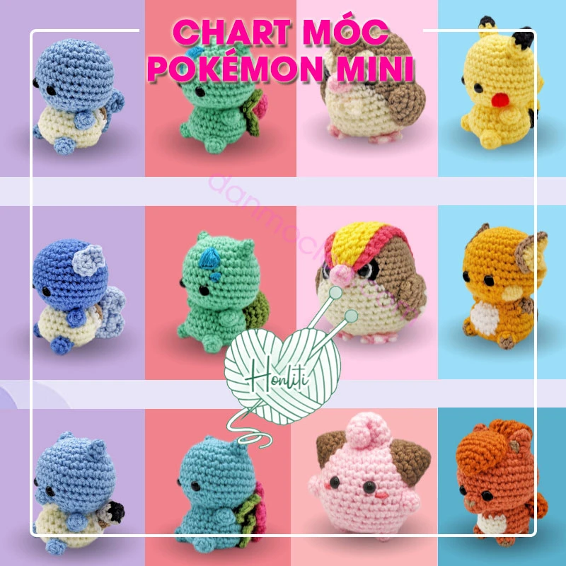 Móc đồ chơi bằng len