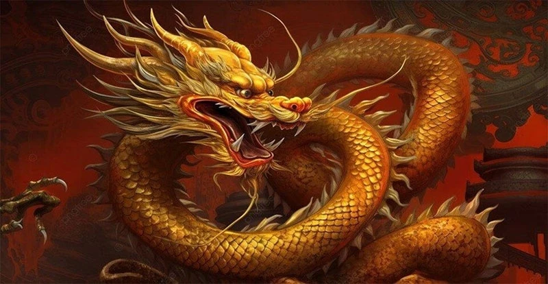 Rồng vàng 3D