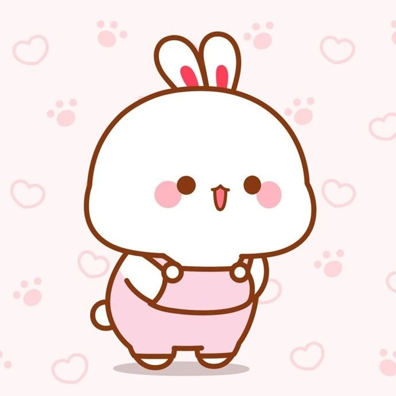 Avatar cute màu hồng