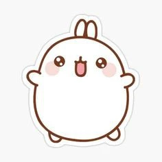 Sticker thỏ dễ thương