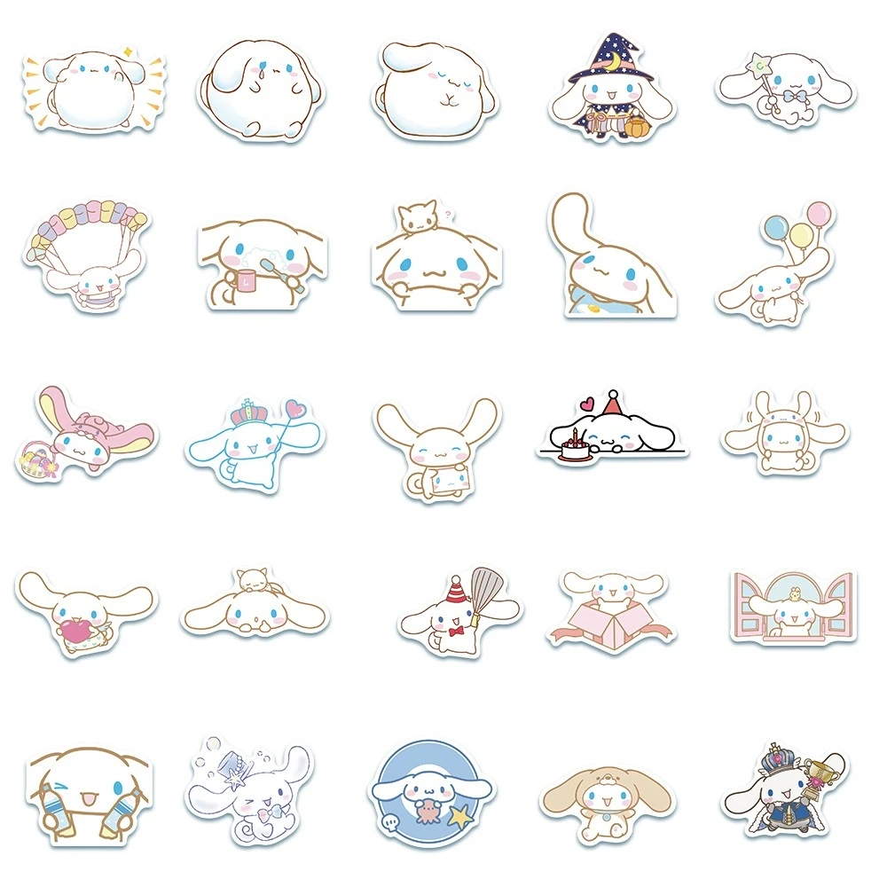 Sticker thỏ trắng dễ thương