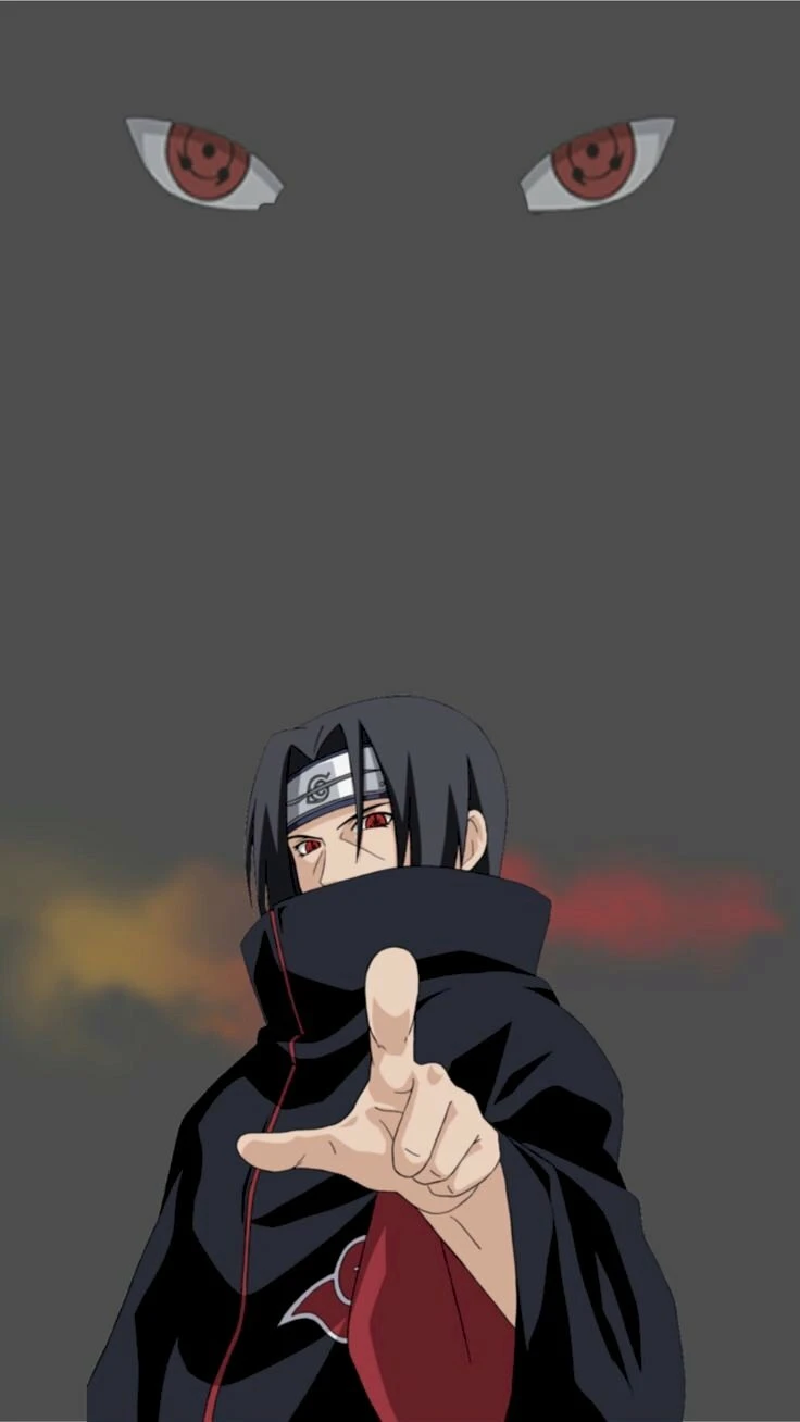 Hình ảnh Itachi sử dụng Sharingan