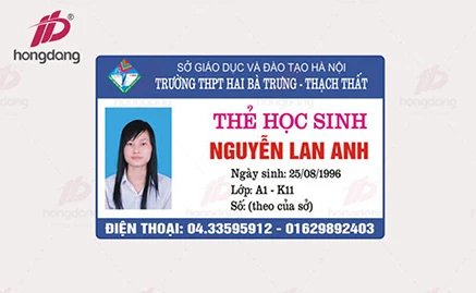 Mẫu thẻ học sinh 4