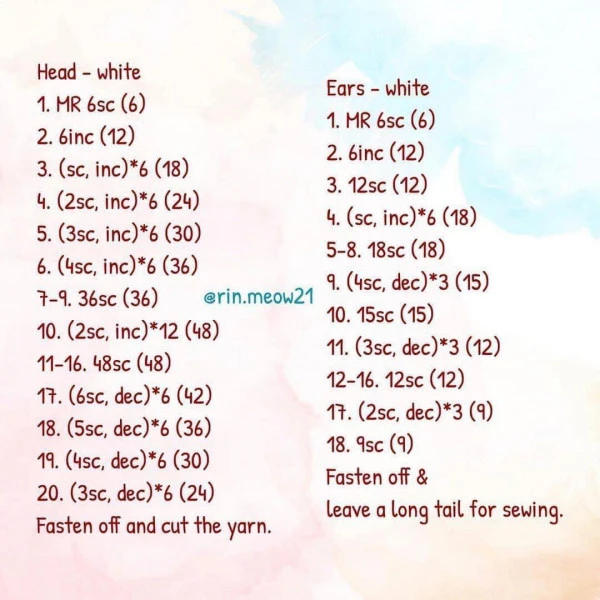 Mẫu thỏ mimi đáng yêu