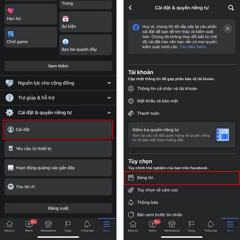 Cách theo dõi lại trên Facebook