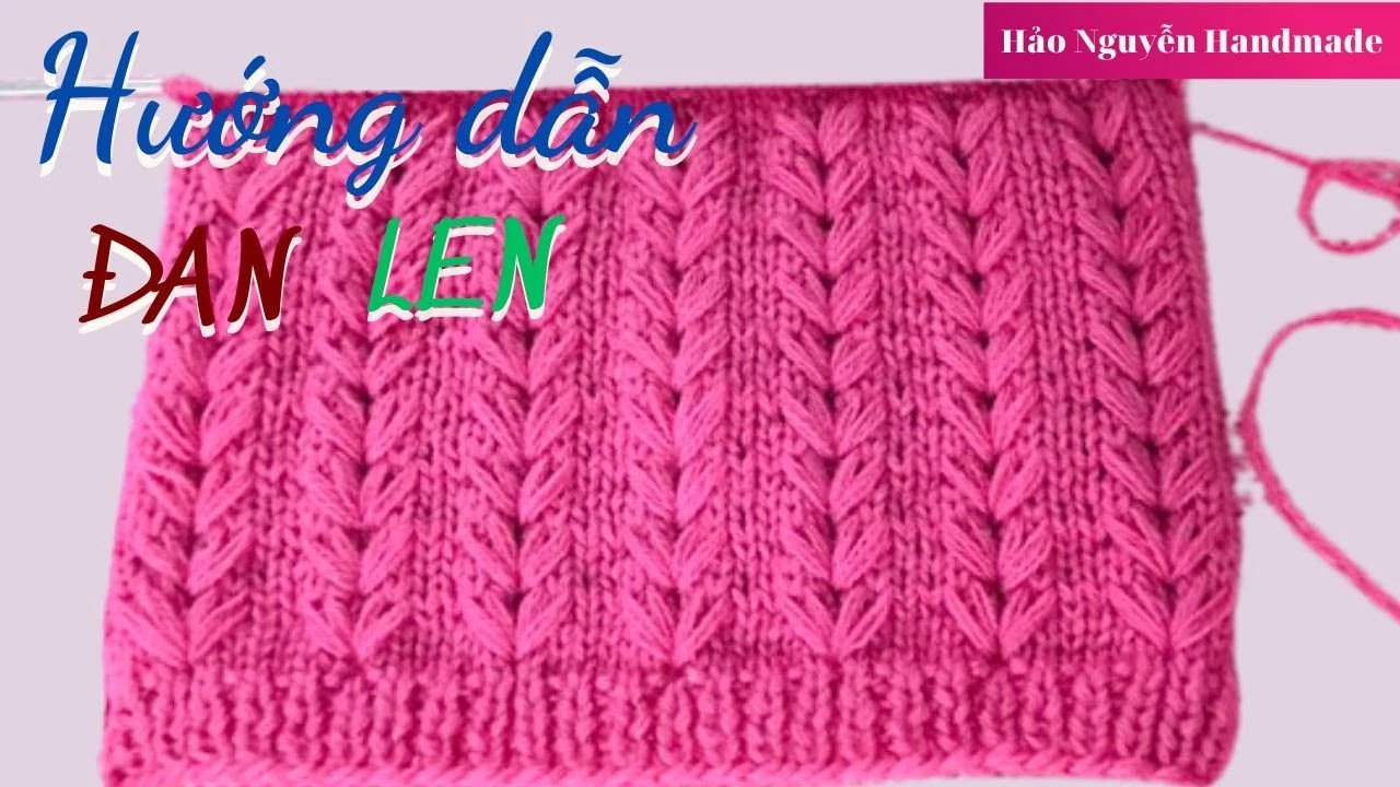 Mẫu đan với nhiều loại sợi