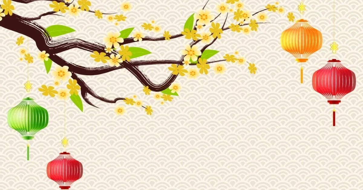 Hình ảnh nền Tết 1