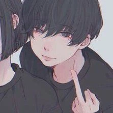Anime với ngón giữa