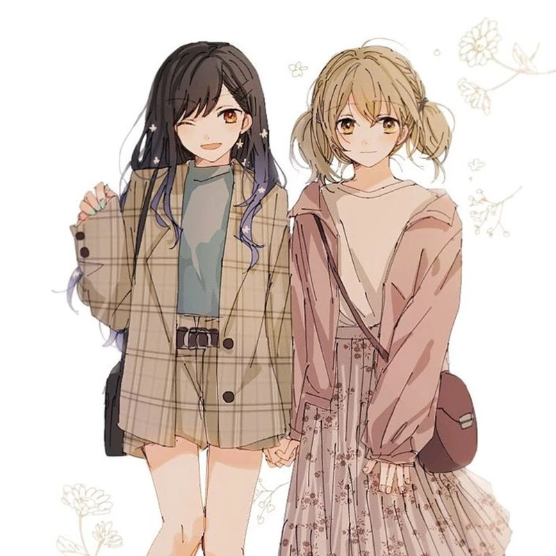 Hình ảnh anime đôi bạn thân