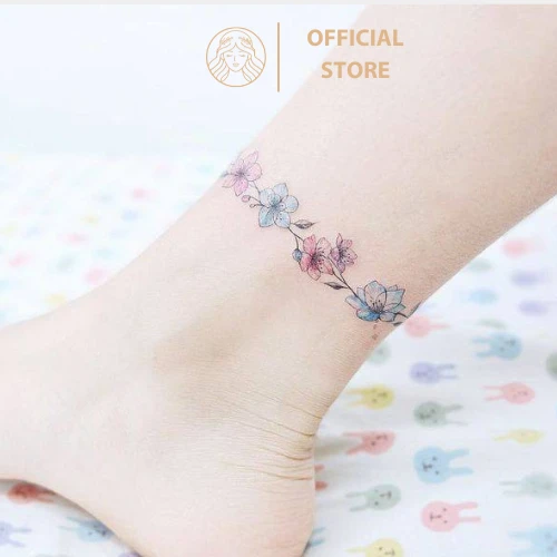 Hình xăm đẹp ở mắt cá chân