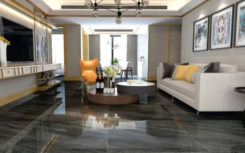 Gạch lát nền màu đen