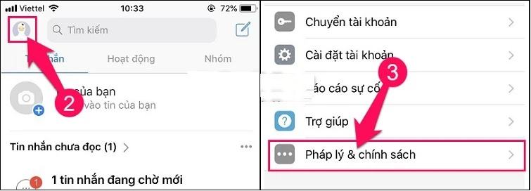 Khóa Messenger