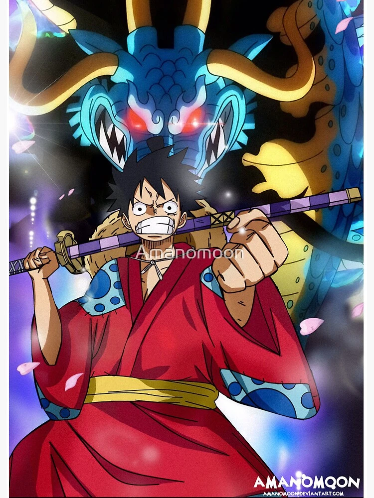 Hình ảnh Luffy tuyệt đẹp từ Redbubble