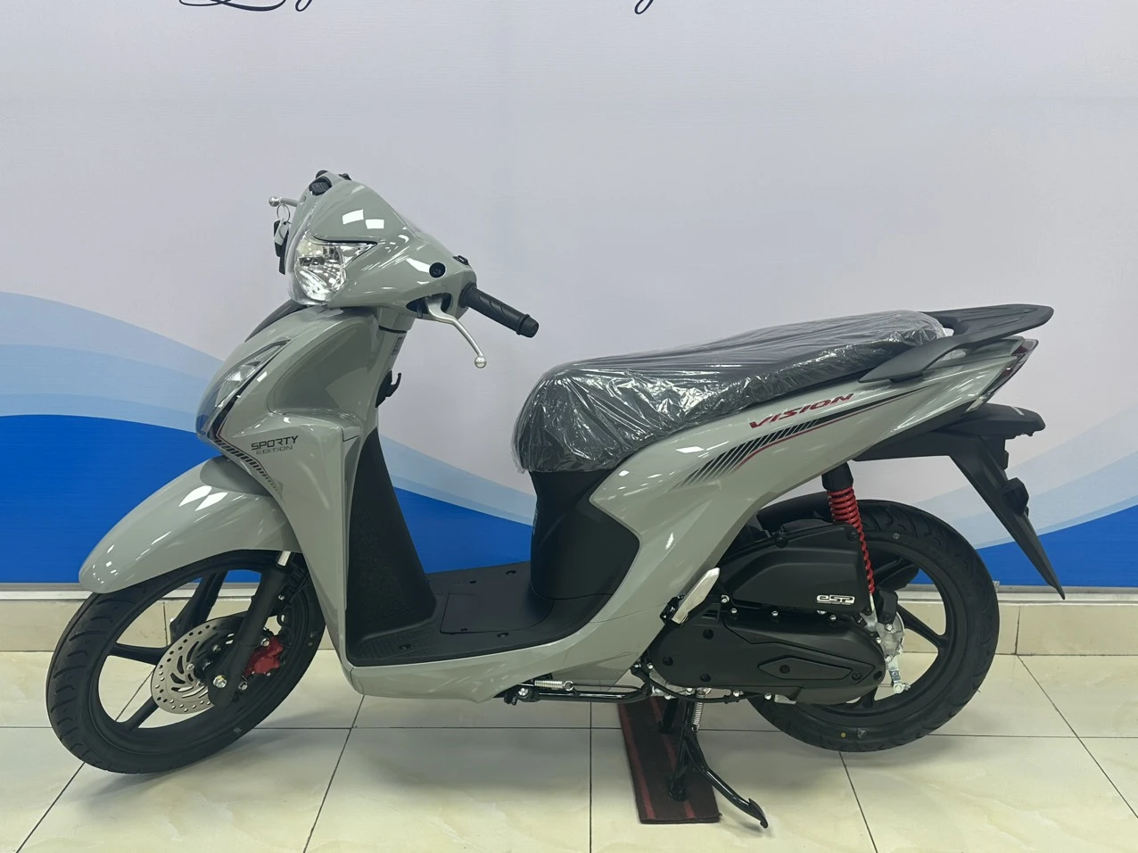 Xe Vision màu xanh xi măng