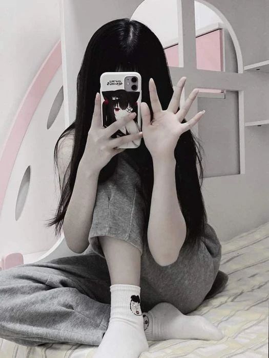 Hình ảnh đại diện nữ che mặt