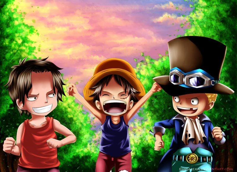 Ba anh em Luffy, Ace và Sabo
