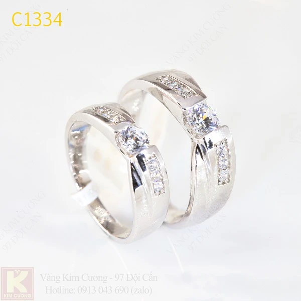 Nhẫn cưới kim cương thiết kế mới