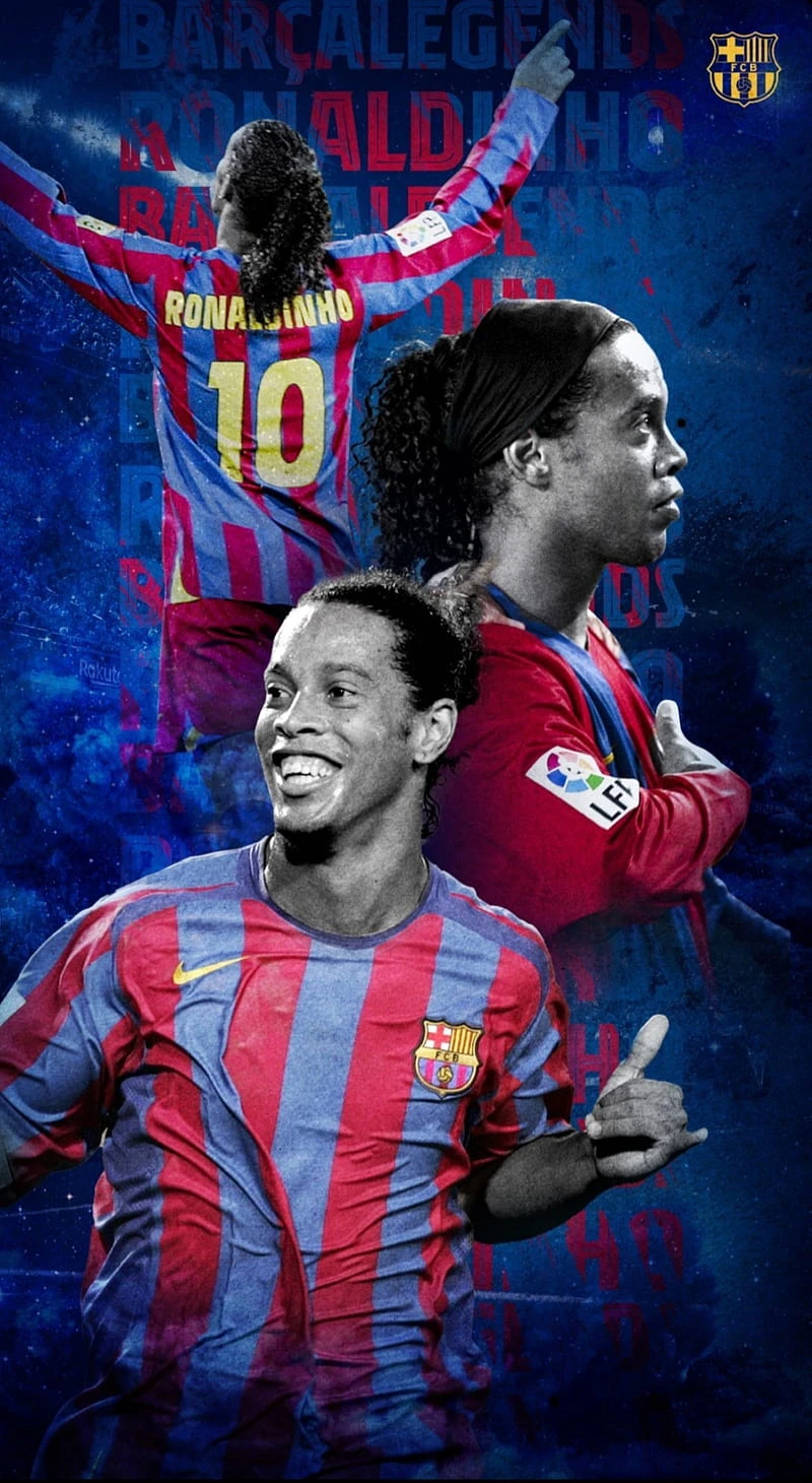 Hình nền Ronaldinho cùng bóng đá