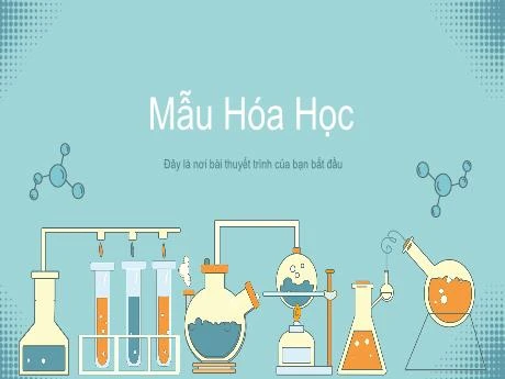Mẫu slide thuyết trình cho môn hóa học