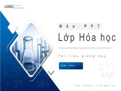 Mẫu trình bày hóa học đơn giản