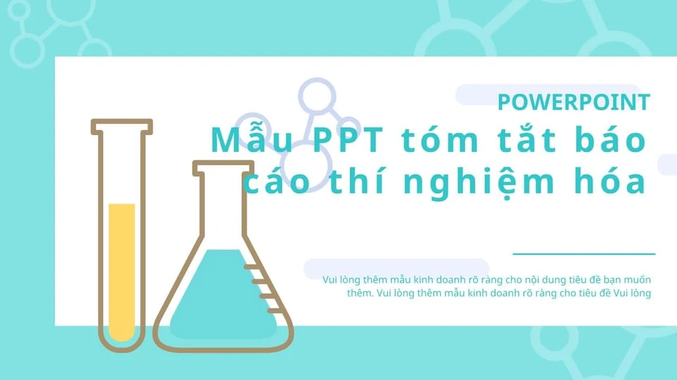 Mẫu thuyết trình hóa học nghiên cứu khoa học