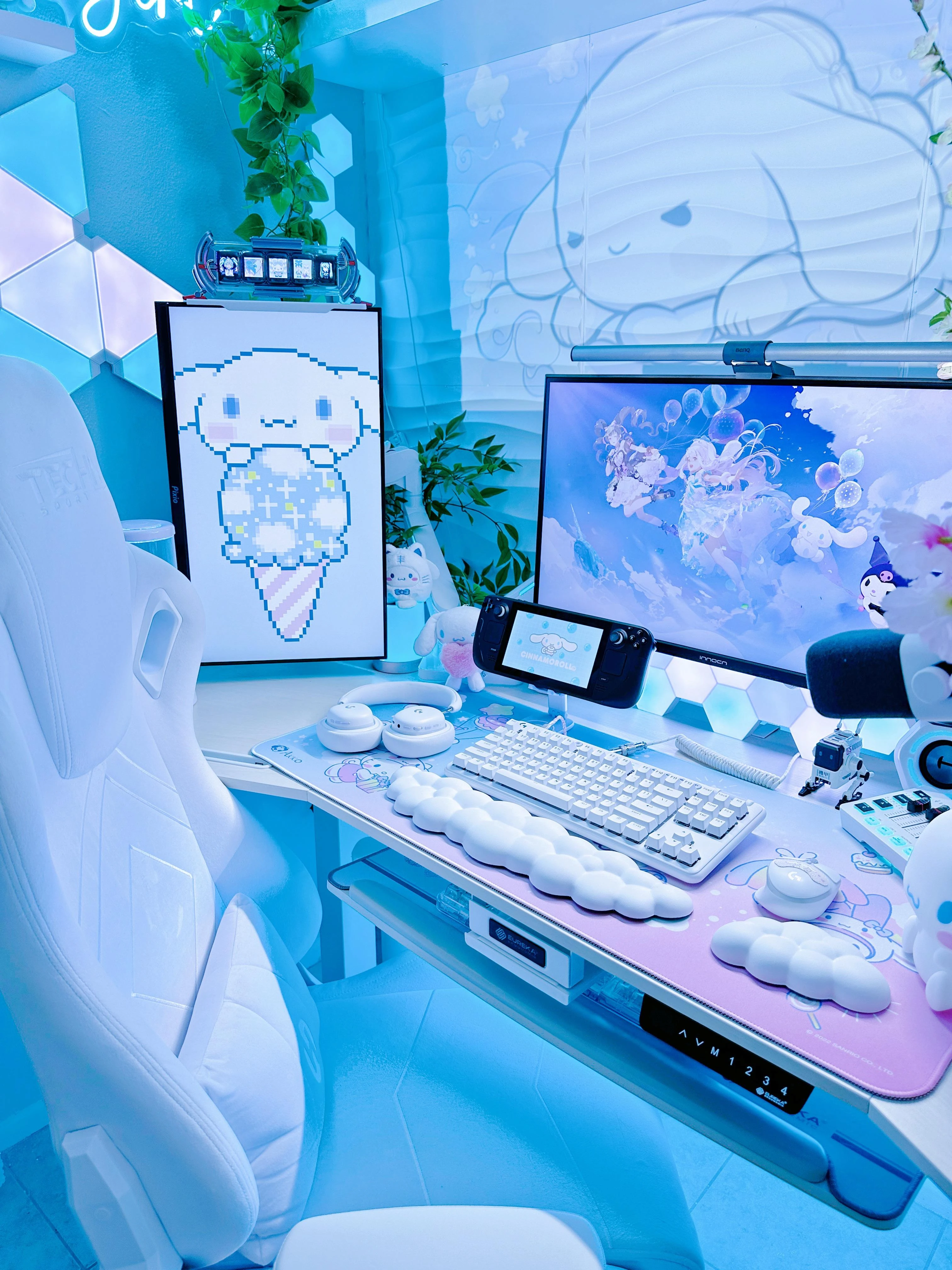 Cinnamoroll Gaming Setup