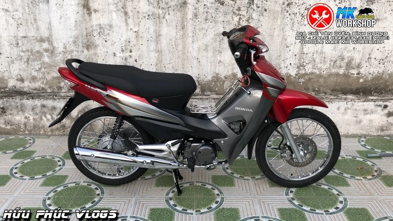 Wave S 100 Kiểng Thái Đen