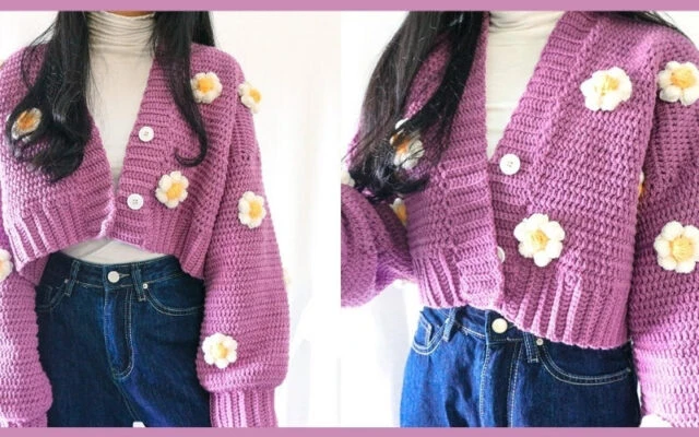 Nguyên liệu móc áo cardigan