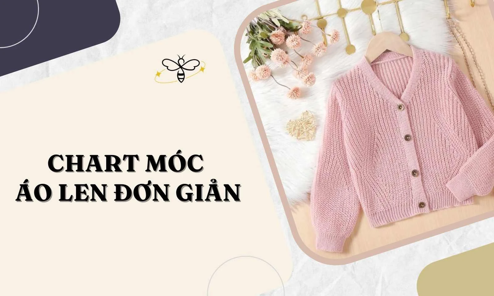 Hướng dẫn móc áo cardigan