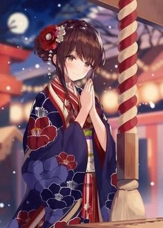Khung cảnh Tết anime