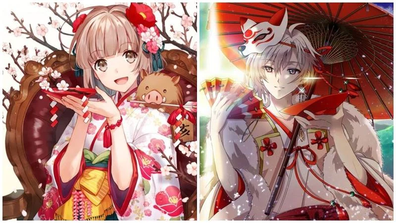 Ảnh anime Tết tuyệt đẹp