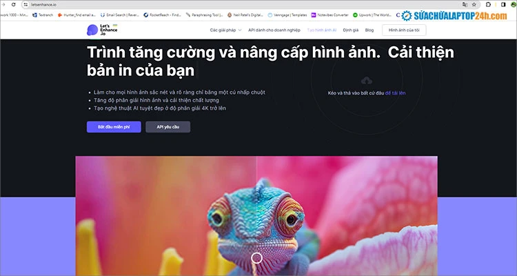 Nâng cao chất lượng ảnh bằng AI