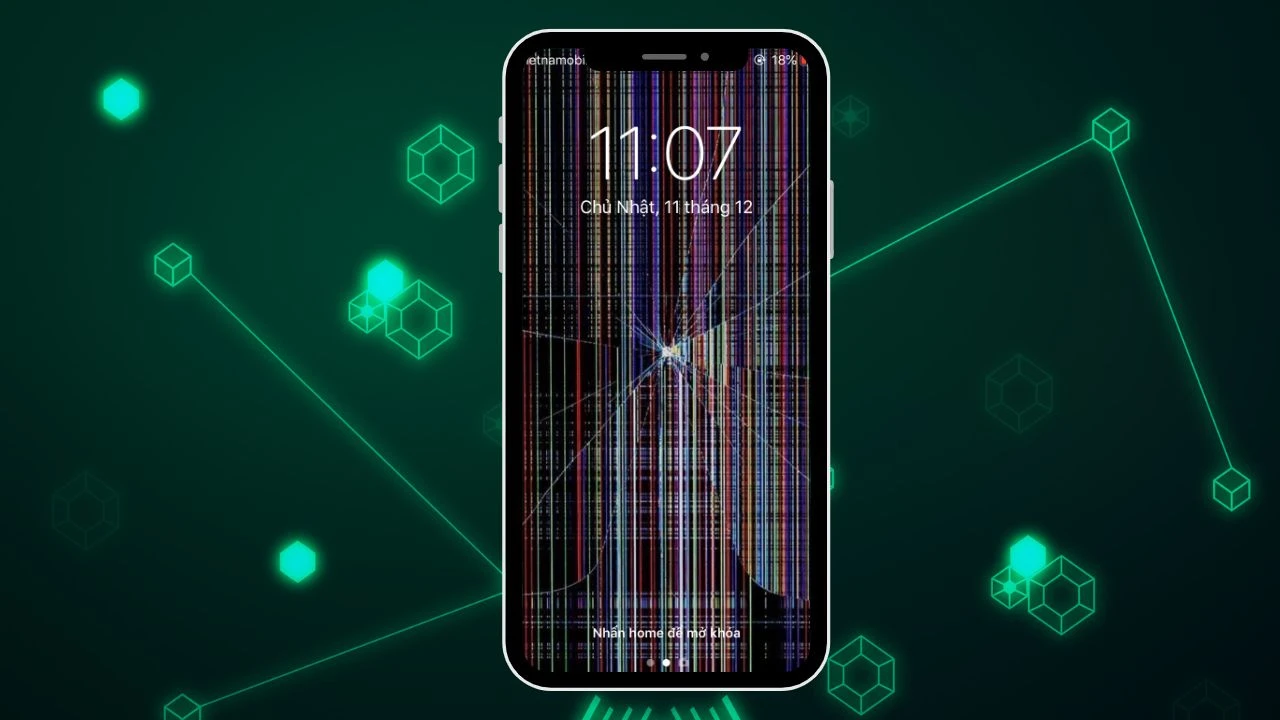 Hình nền vỡ màn hình 3D