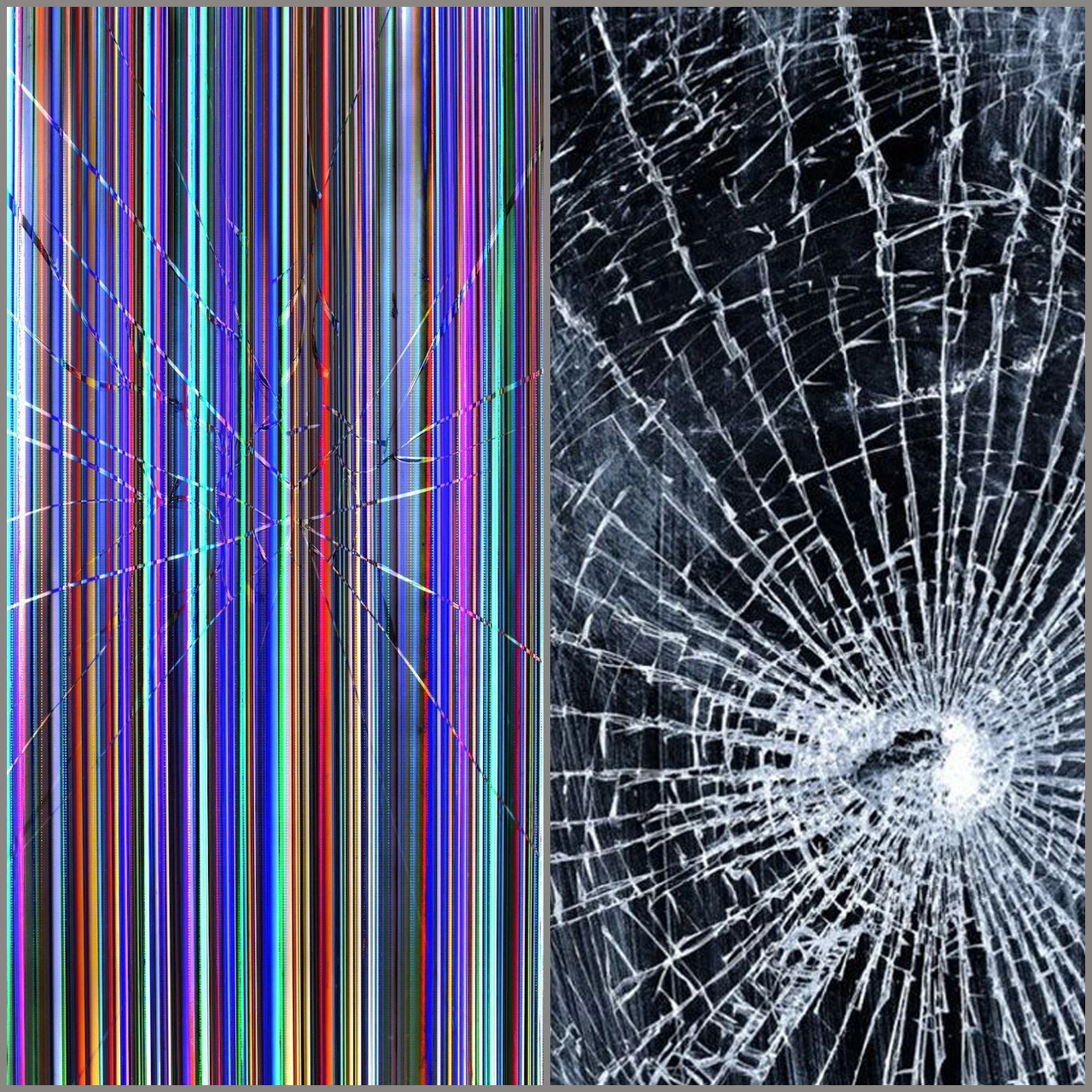 Hình nền vỡ màn hình 3D độc đáo
