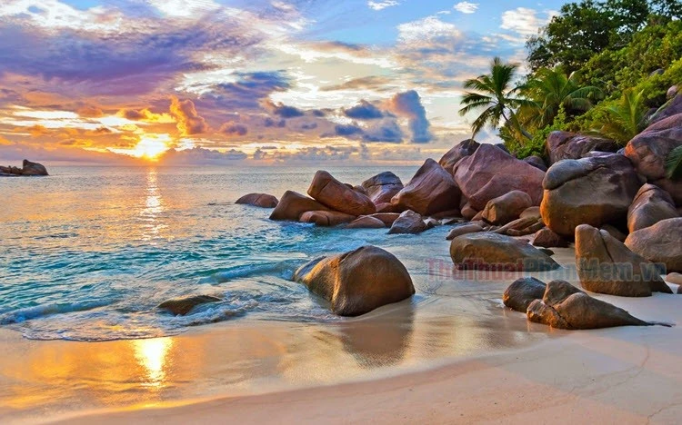 Cảnh biển êm đềm