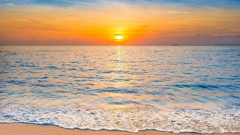 Sóng vỗ và bãi cát