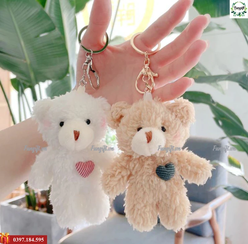 Móc khóa gấu bông
