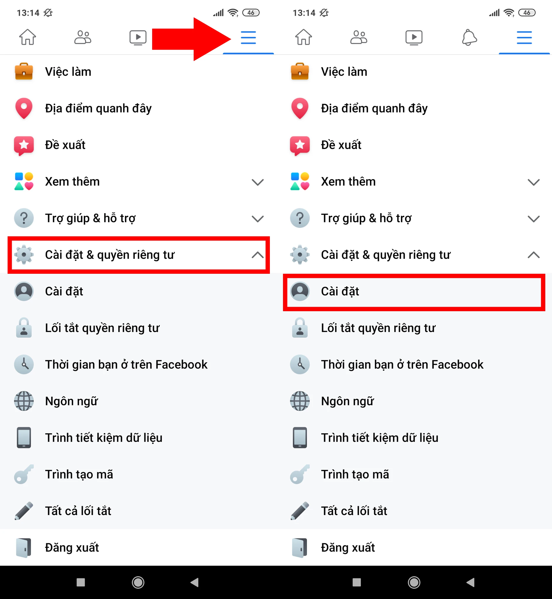 Hướng dẫn đổi mật khẩu Facebook