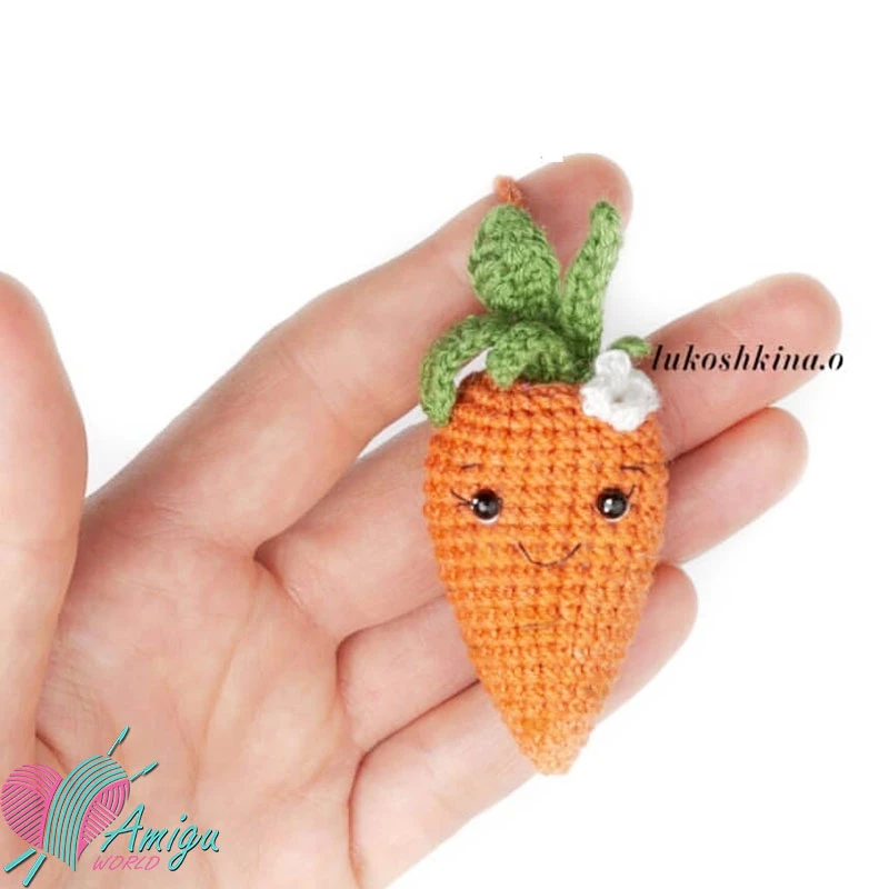 Sản phẩm cà rốt móc len xinh xắn