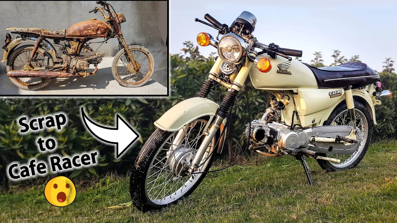 Honda CD 70 in Use