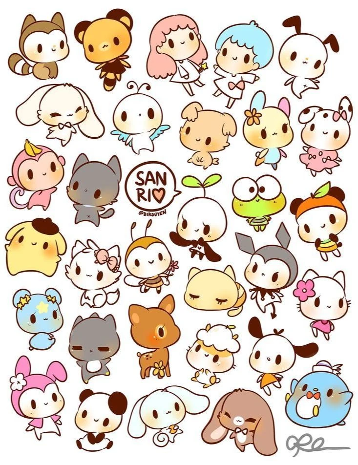 Hình ảnh động vật chibi đáng yêu