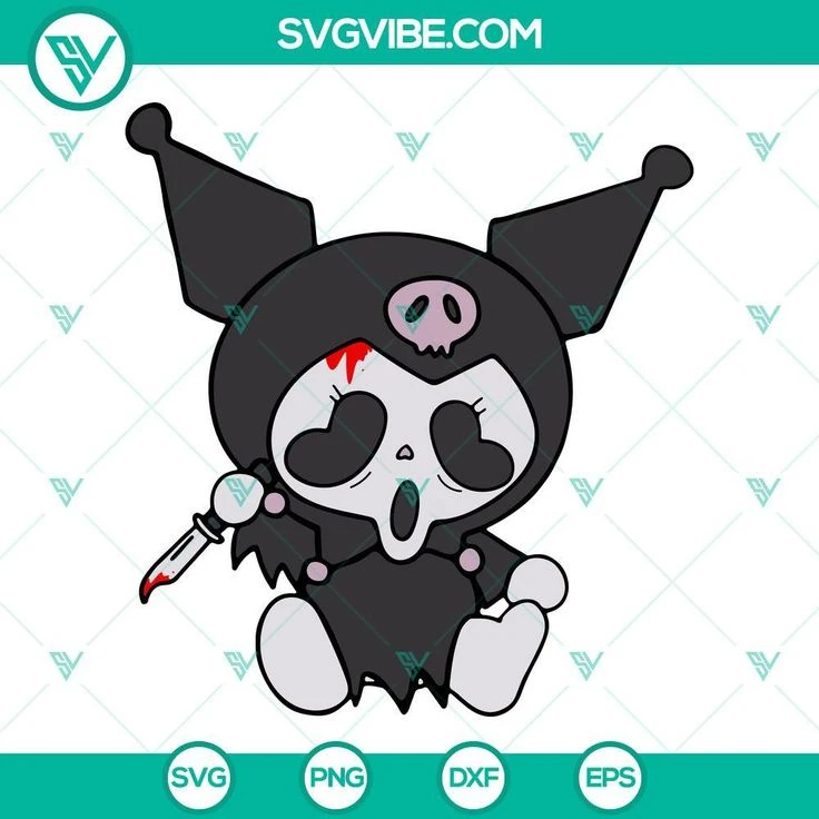 Hình ảnh sự kết hợp Kuromi Ghostface