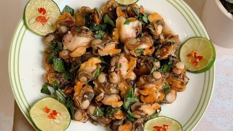 Sò lông nướng sa tế