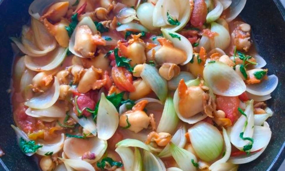 Sò lông kho sả ớt