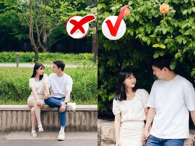 Tự nhiên khi chụp ảnh cặp đôi