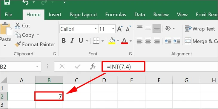 Hàm làm tròn số trong Excel