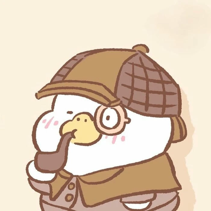 Vịt Sherlock Holmes dễ thương