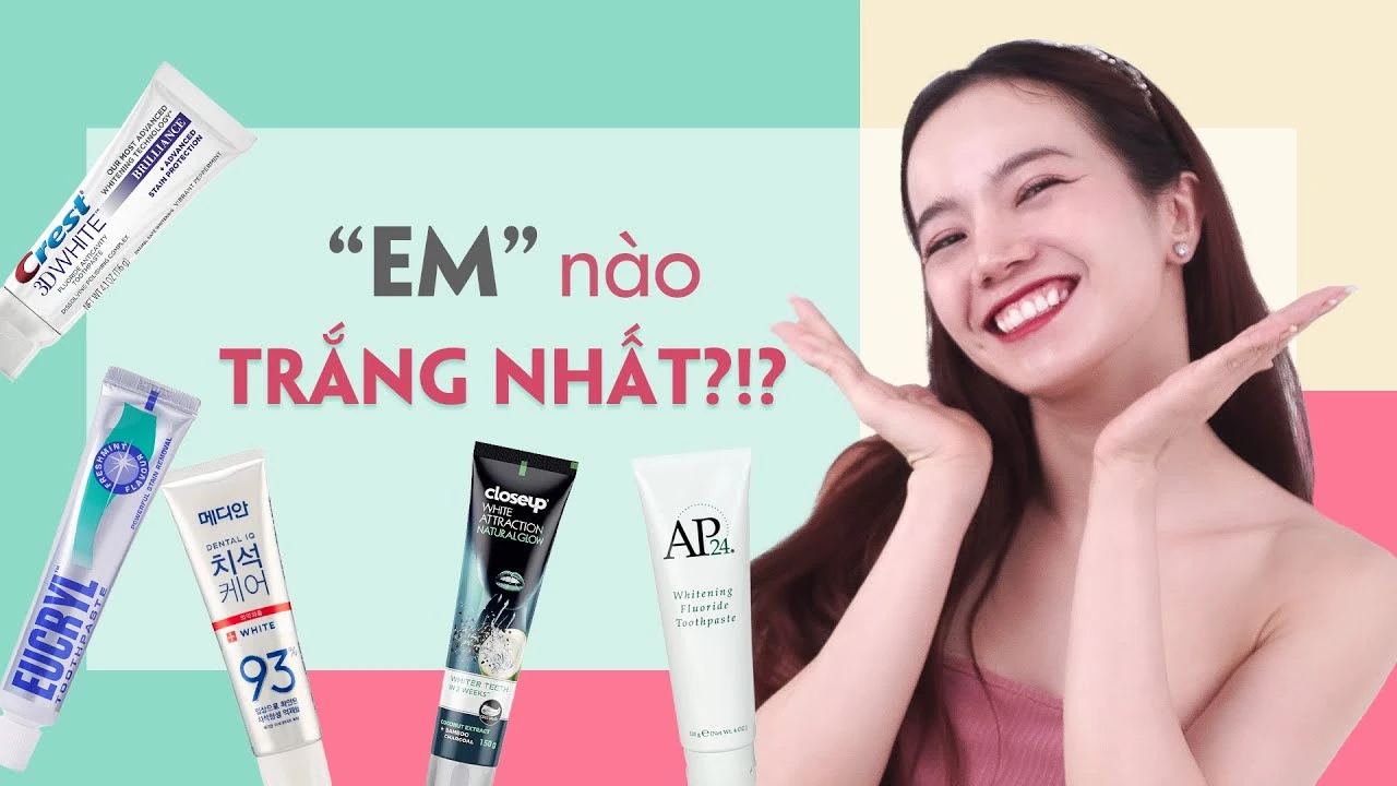 Kem đánh răng trắng răng hiệu quả